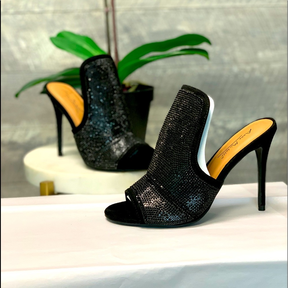 Black heels.